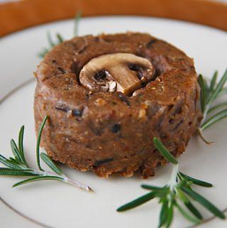 Mushroom, Lentil, and Wild Rice Timbales