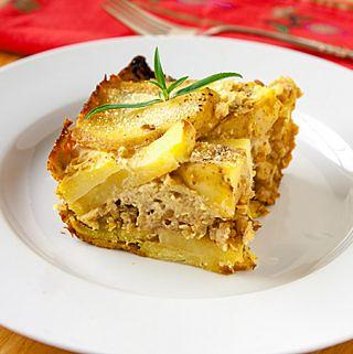Golden Potato and Tempeh Casserole