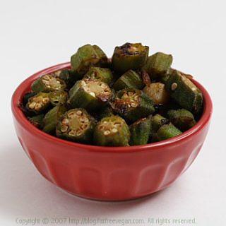 Bhindi Masala and Masoor Dal with Ajwain and Tomato