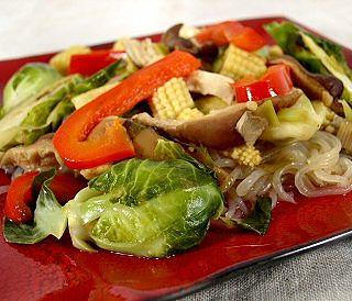 Brussels Sprouts Go Asian
