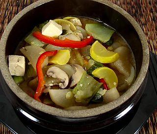 Korean Tofu and Vegetable Stew