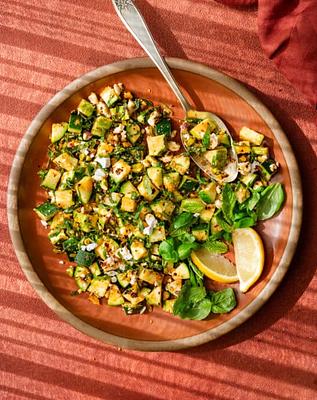 Zucchini Salad with Cheater’s Chili Oil