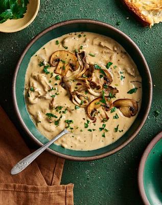 Creamy Vegan Mushroom Soup
