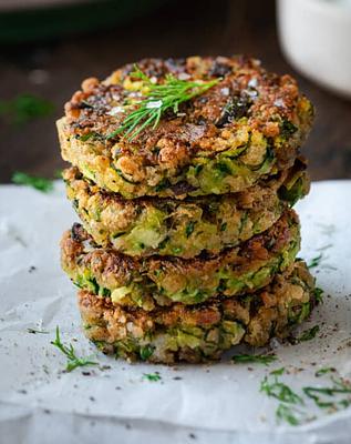 Vegan Zucchini Fritters