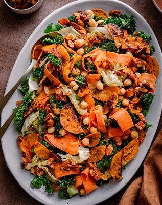 Roasted Butternut Squash Kale Salad