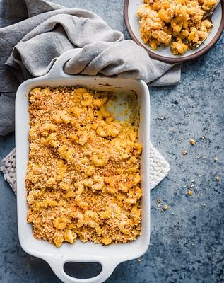 Crispy Baked Vegan Mac and Cheese