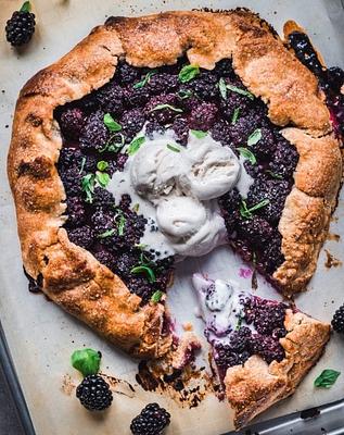 Vegan Blackberry Galette