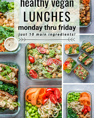 Vegan Lunches from Monday through Friday