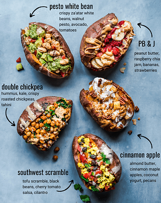 Stuffed Breakfast Sweet Potatoes: 5 Recipes!