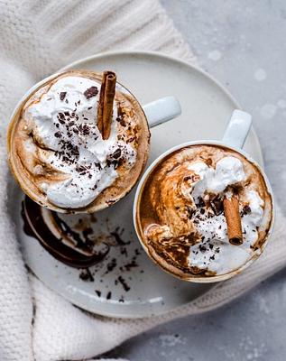 Healthy Vegan Gingerbread Hot Chocolate