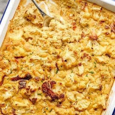Vegan Cauliflower Cheese