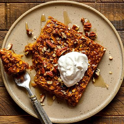 Pumpkin Oatmeal Bake