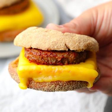 Vegan Breakfast Sandwich (Freezer-Friendly)