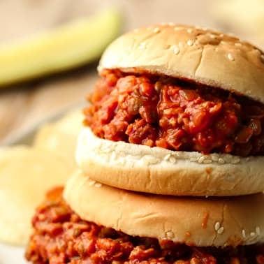 Vegan Sloppy Joes