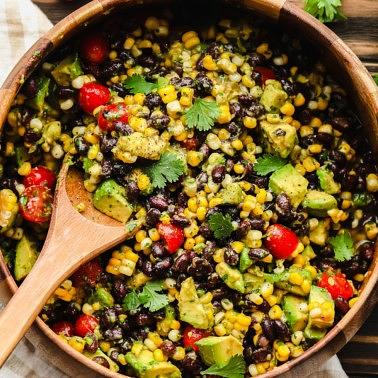 Black Bean Salad with Avocado