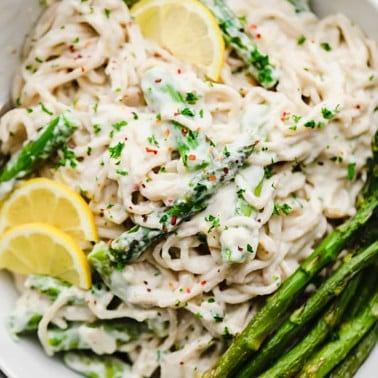 Lemon Asparagus Pasta