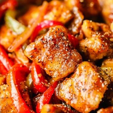 Black Pepper Tofu