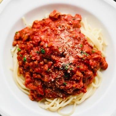 The Best Vegan Spaghetti