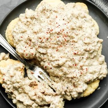 Vegan Biscuits and Gravy