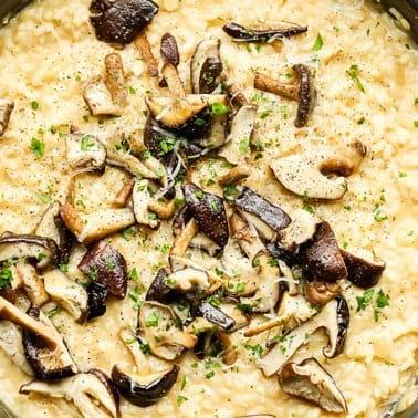 Vegan Mushroom Risotto