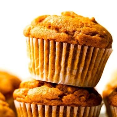 1 Bowl Vegan Pumpkin Muffins