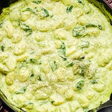 Creamy Pesto Gnocchi