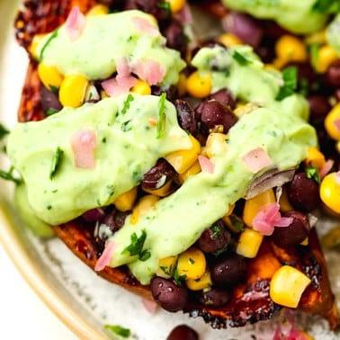 Mexican Stuffed Sweet Potatoes