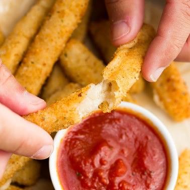 Vegan Mozzarella Sticks