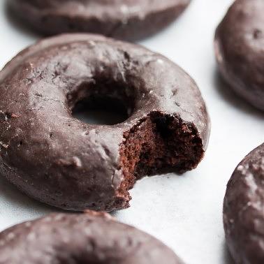 Vegan Chocolate Glazed Donuts