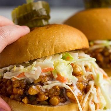 BBQ Tempeh Sandwich