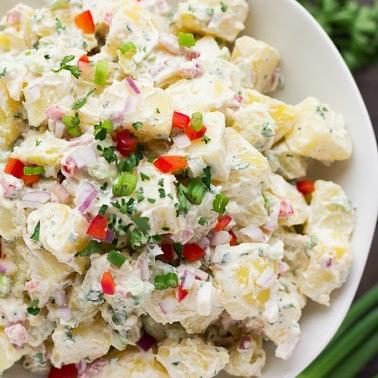 Healthy Potato Salad (Vegan, Oil Free)