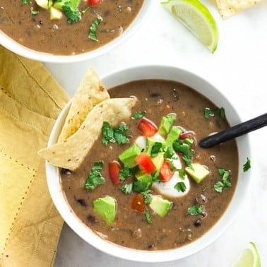 Vegan Black Bean Soup