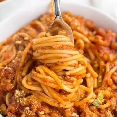 Instant Pot Spaghetti