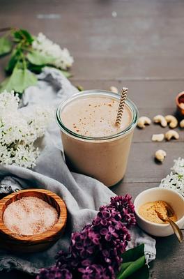 Vegan Maca Caramel Frap