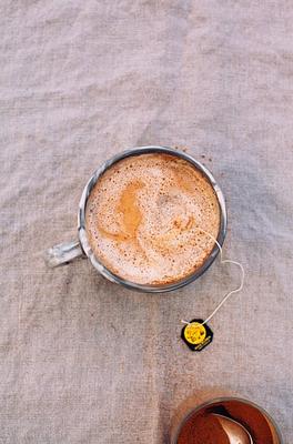 Vanilla Rooibos Latte with Warm Spices