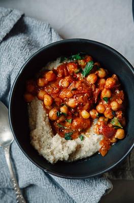 Seven Spice Chickpea Stew with Tomatoes & Coconut