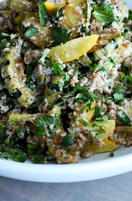 Delicata Squash & Lime Bulgur Salad