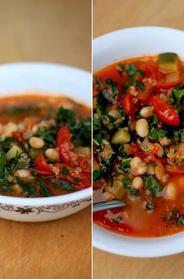 Quinoa, Kale & White Bean Soup