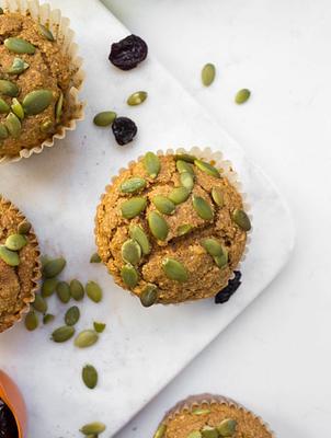 Vegan Pumpkin Muffins (Oil-free)