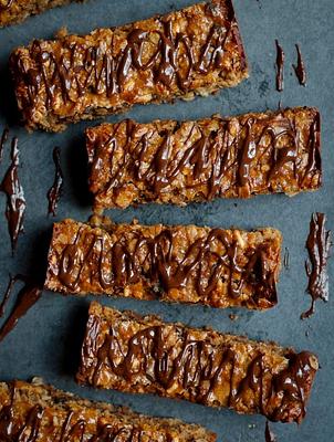 Vegan Peanut Butter Granola Bars (Gluten-free and Oil-free)