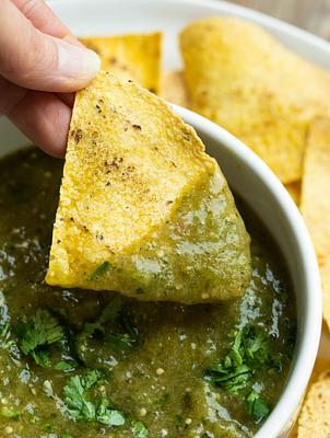 Best Roasted Tomatillo Salsa Verde