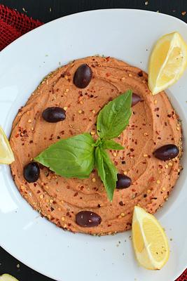 Low-Fat Vegan Pizza Hummus