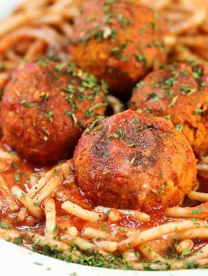 Easy Vegan Meatballs (Baked, Oil-free)