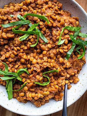Vegan Instant Pot Lentils (Smoky and Savory!)