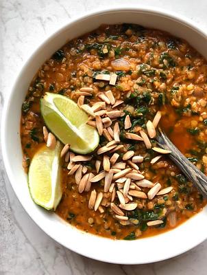 Vegan Red Lentil Curry Soup