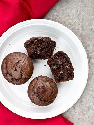 Healthy Vegan Chocolate Muffins (Oil-free)