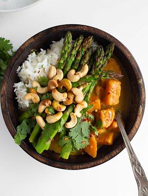 Vegan Thai Green Sweet Potato Curry