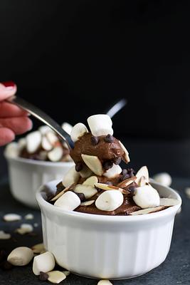 Vegan Rocky Road Pudding