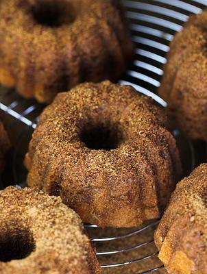 Vegan Cinnamon Sugar Cream Cheese Bundt Cake