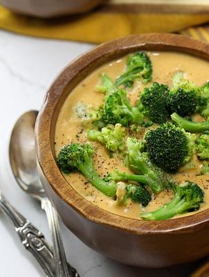 Sweet Potato Broccoli Cheese Soup